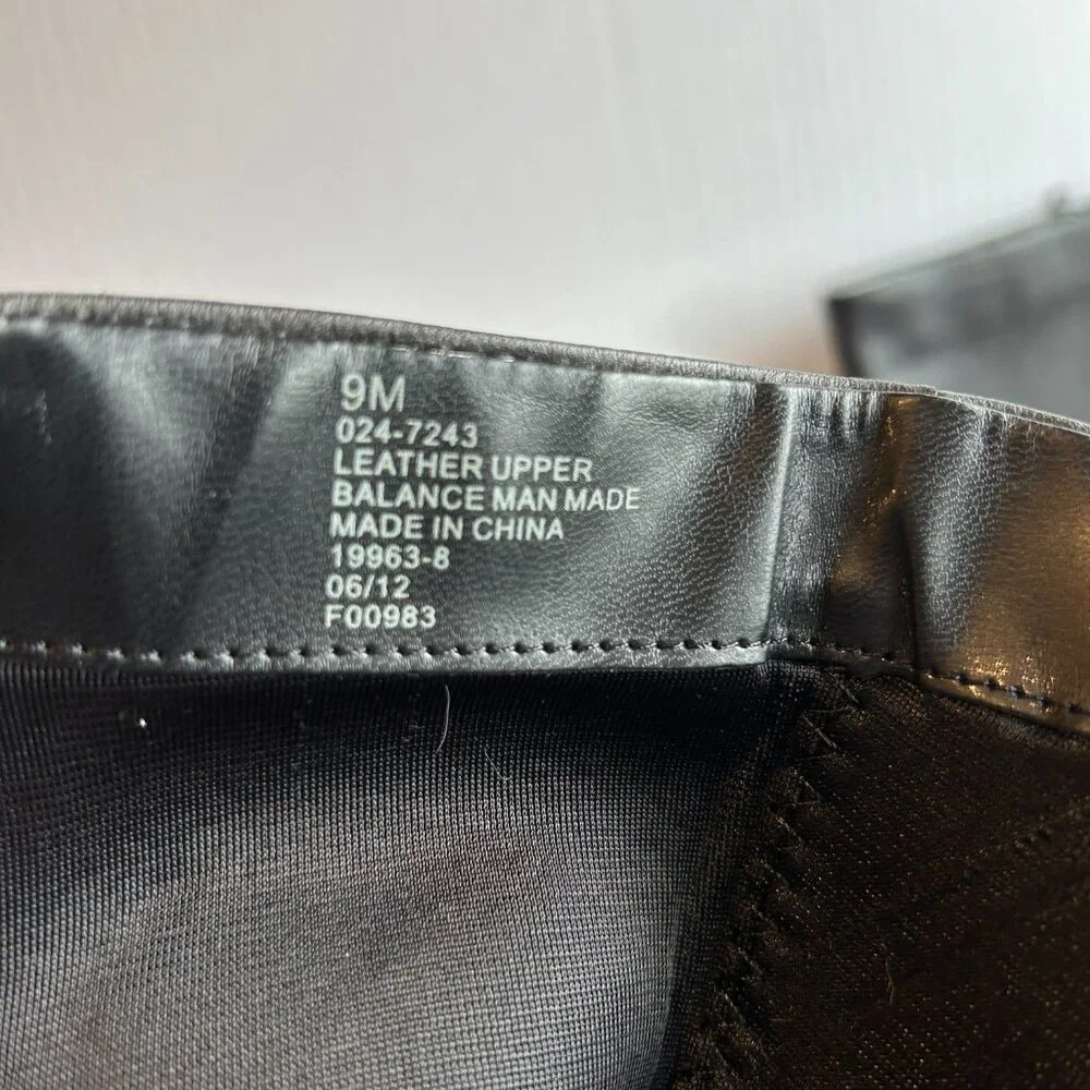 Liz & Co Black Leather Women's Calf Height Boots Size 9 Heel 4" - Picture 3 of 15